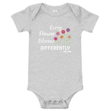 Every Flower Blooms Differently Baby short sleeve onesie