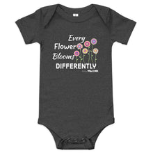 Every Flower Blooms Differently Baby short sleeve onesie