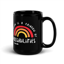 Inclusion is a Rainbow …Black Glossy Mug