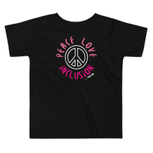 Peace Love & Inclusion Toddler Short Sleeve Tee