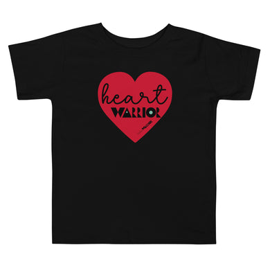 Heart Warrior with a heart Toddler Short Sleeve Tee