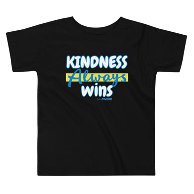 Kindness always wins Toddler Short Sleeve Tee