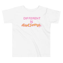 Different is awesome Toddler Short Sleeve Tee