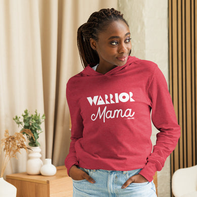 Warrior Mama Hooded long-sleeve tee