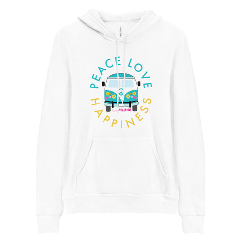 Peace Love Happiness Unisex hoodie