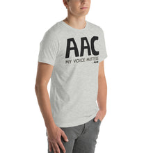 AAC my voice matters Unisex tee