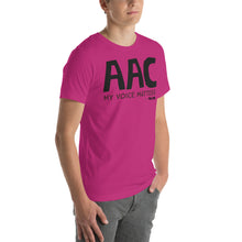 AAC my voice matters Unisex tee