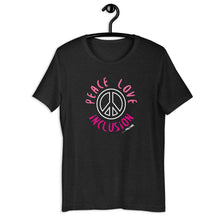 Peace Love Inclusion Unisex Adult tee