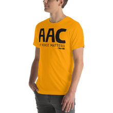 AAC my voice matters Unisex tee