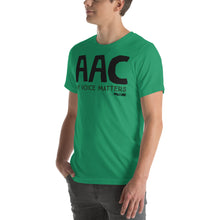 AAC my voice matters Unisex tee