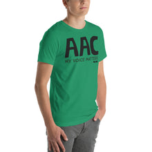 AAC my voice matters Unisex tee