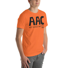 AAC my voice matters Unisex tee