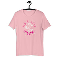 Peace Love Inclusion Unisex Adult tee