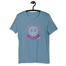 Peace Love Inclusion Unisex Adult tee