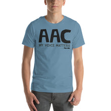 AAC my voice matters Unisex tee