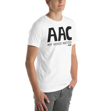 AAC my voice matters Unisex tee