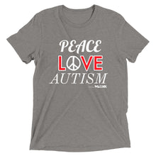 Peace Love Autism unisex Short sleeve tee