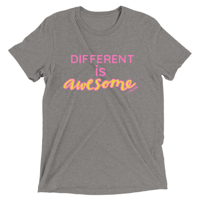 Different is Awesome unisex Short sleeve tee