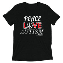 Peace Love Autism unisex Short sleeve tee