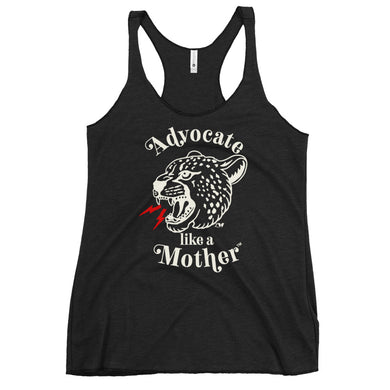 Advocate Like a Mother Cheetah Women's Racerback Tank