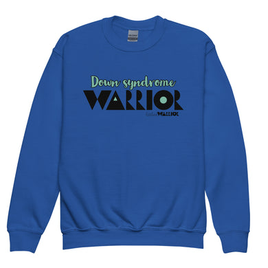 Down Syndrome Warrior Youth crewneck sweatshirt