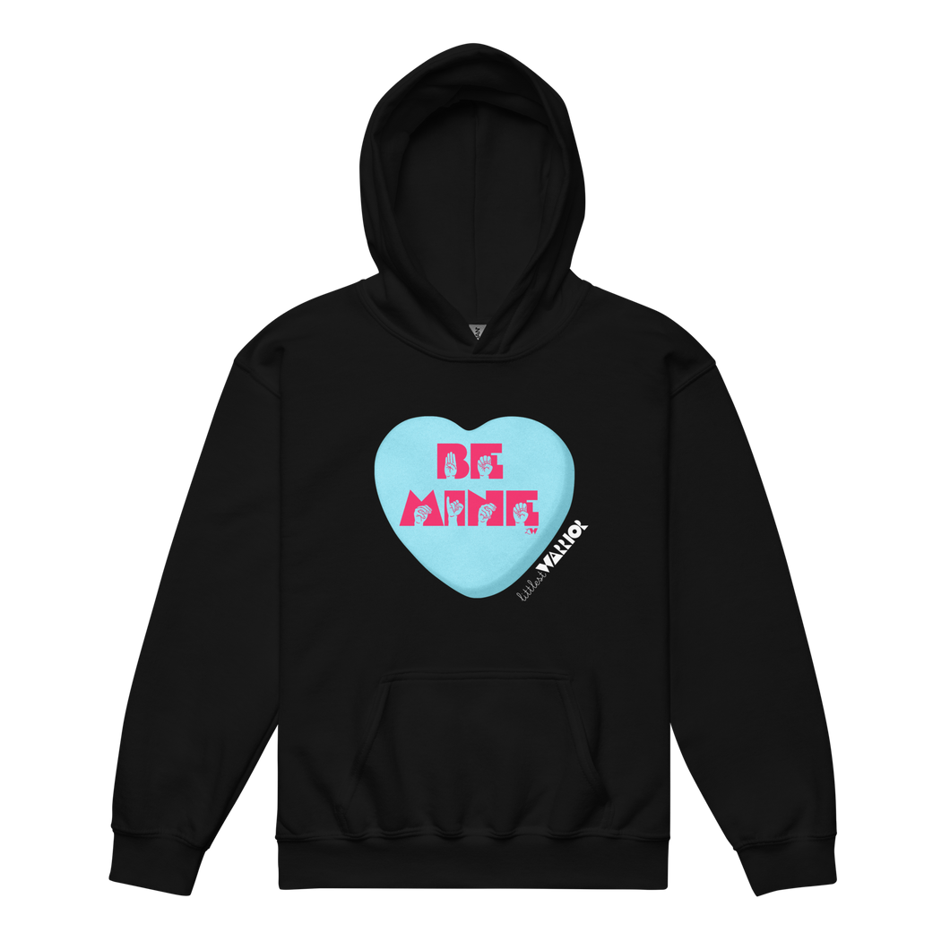 Youth heavy blend Be Mine Valentine’s Day hoodie