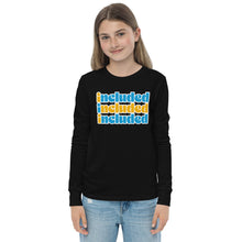 Included Blue & Yellow Youth long sleeve tee