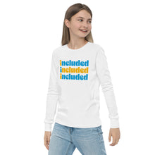 Included Blue & Yellow Youth long sleeve tee