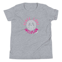 Peace Love Inclusion Youth Short Sleeve Tee