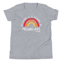 Inclusion is a Rainbow of Possibilities Youth Short Sleeve Tee