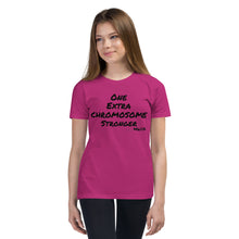 One Extra Chromosome Stronger Youth Short Sleeve Tee