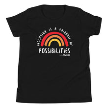 Inclusion is a Rainbow of Possibilities Youth Short Sleeve Tee