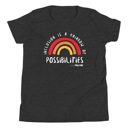 Inclusion is a Rainbow of Possibilities Youth Short Sleeve Tee