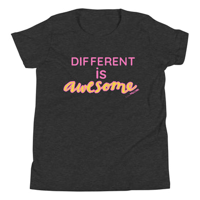 Different is awesome Youth Short Sleeve Tee