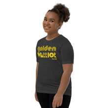 Youth Short Sleeve Cancer awareness Golden Warrior tee