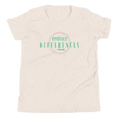 Embrace Differences Youth Short Sleeve Tee