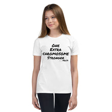 One Extra Chromosome Stronger Youth Short Sleeve Tee