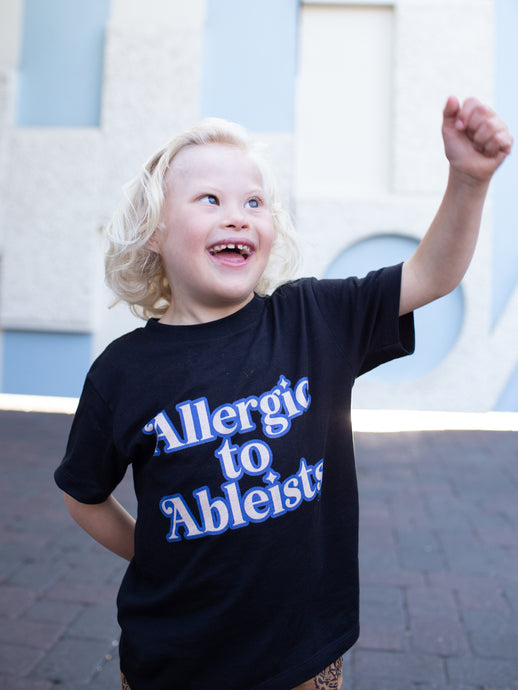 Allergic To Ableists Kids Tee