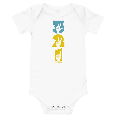 Three Two One (321) Babies Onesie