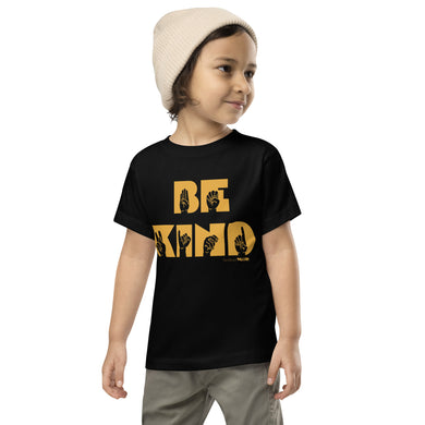 ASL Be Kind (Yellow Ink) Kids Tee